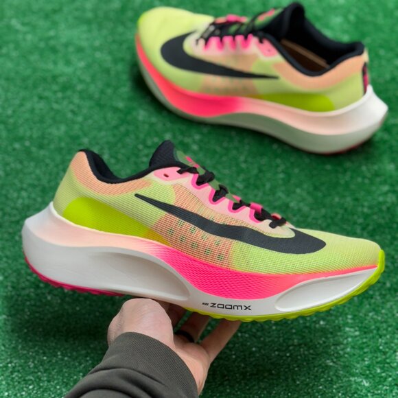 Nike Zoom Fly 5 Low Mens Running Shoes Yellow FQ8112-331 VNDS Sz 12.5